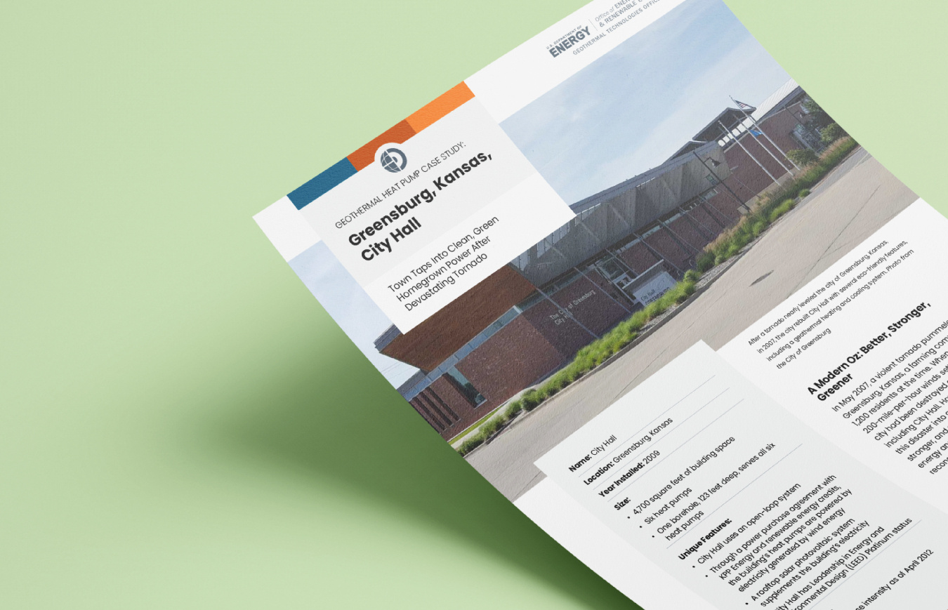 Geothermal Heat Pump Case Study: Greensburg, Kansas, City Hall | Department of Energy